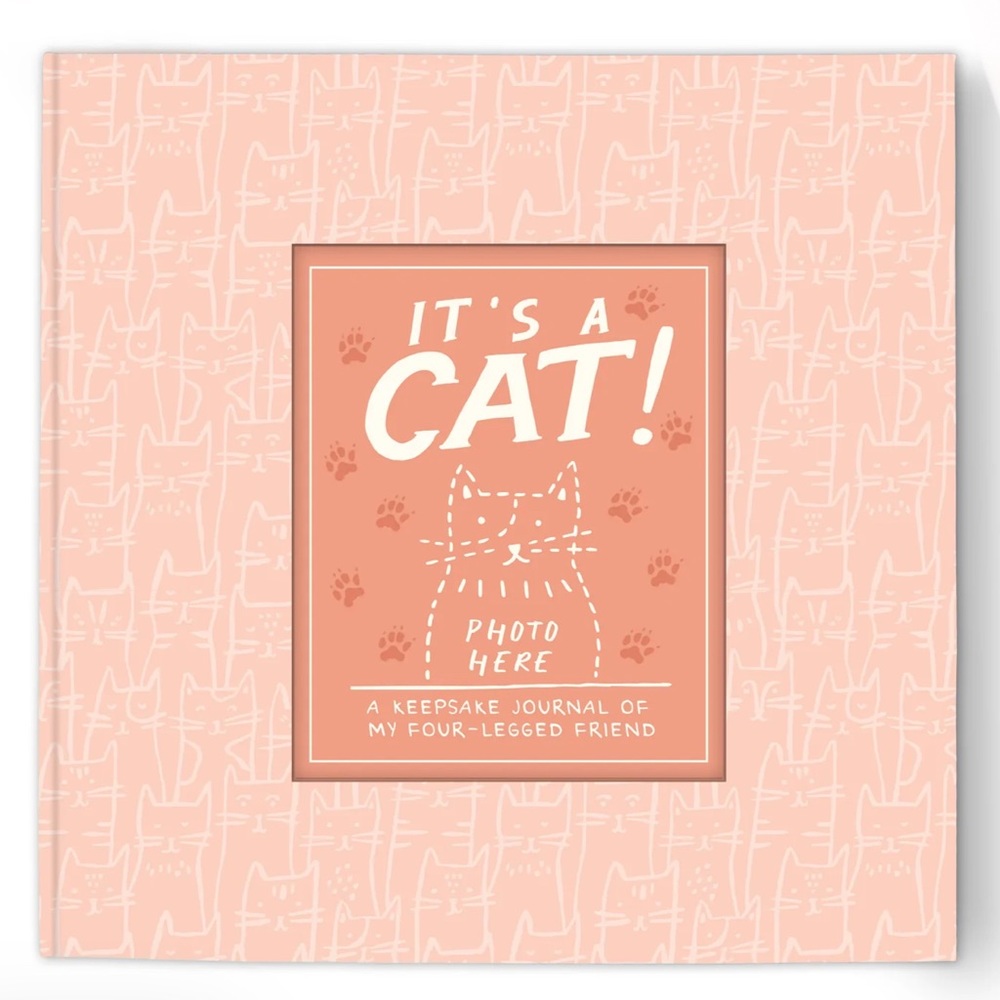 “It’s a Cat!” hard cover cat keepsake journal - NWT - 2 available